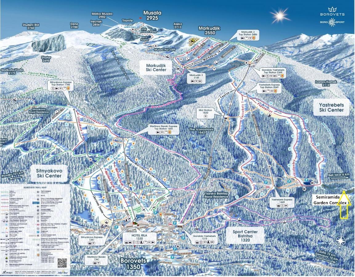Borovets Ski&Spa Studio - Semiramida Garden A16 외부 사진